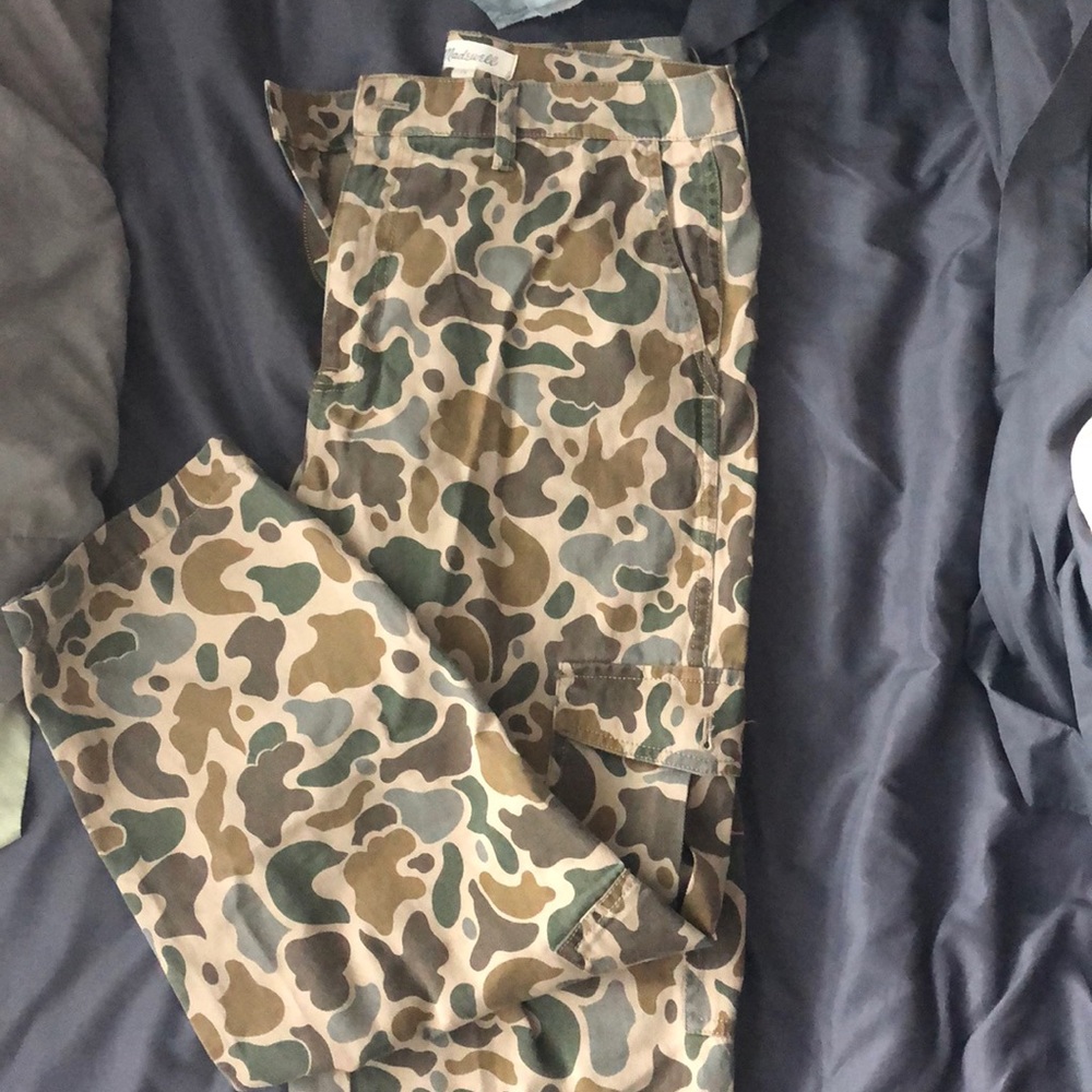 Madewell camo cargo pants